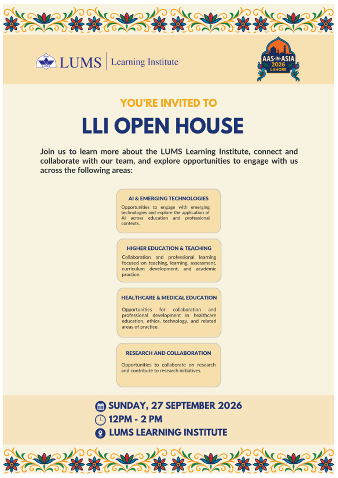 LLI & SWGI Open Houses