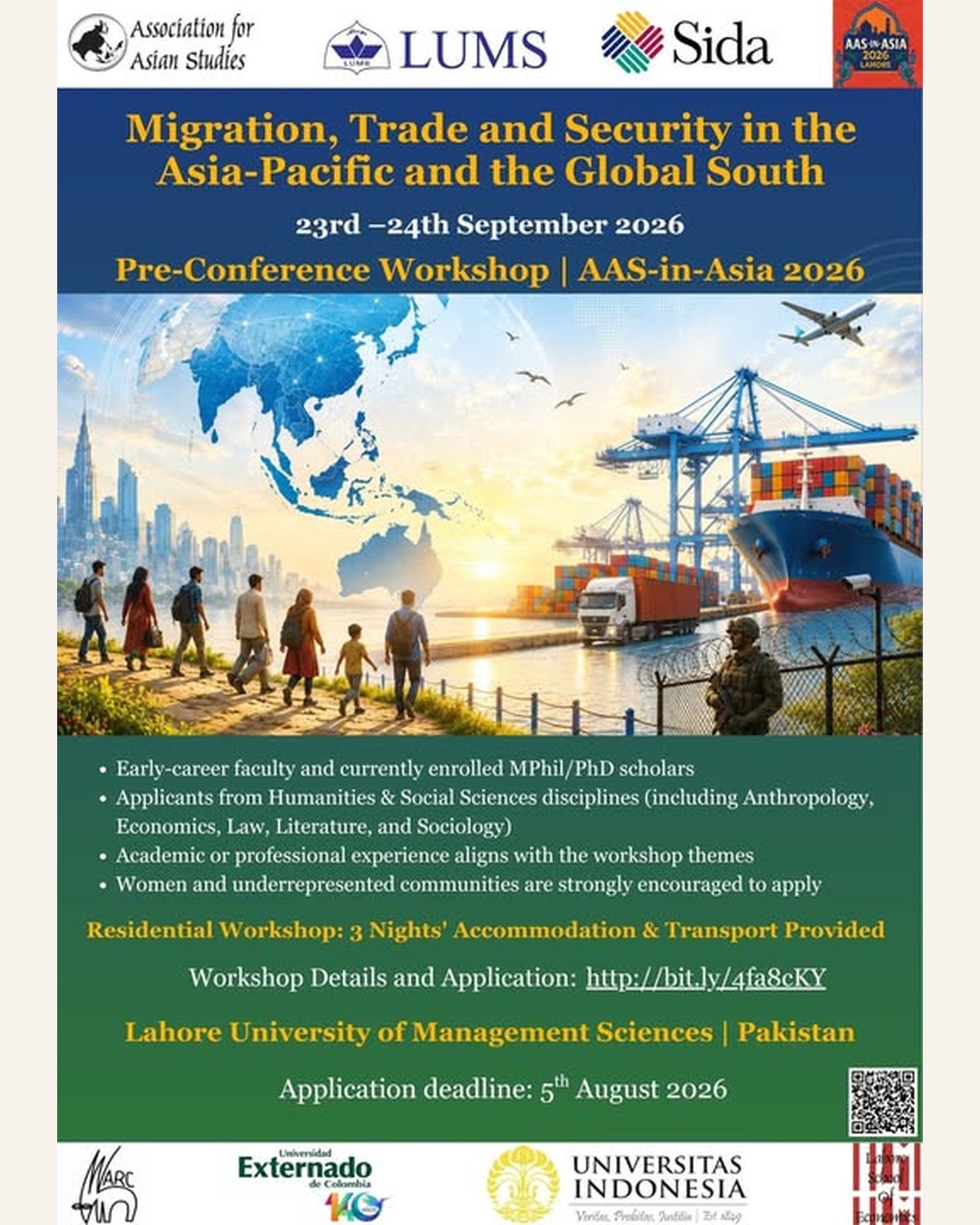 Migration, Trade and Security Pre-Conference Workshop: LUMS/CHSS
